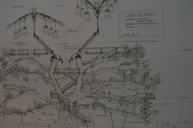 Image illustrant l'article. Photo du plan de l'arbre aux hérons.